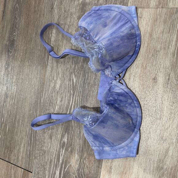 Fenty Savage Lace Blue Lilac Bra 34 D - Picture 2 of 4